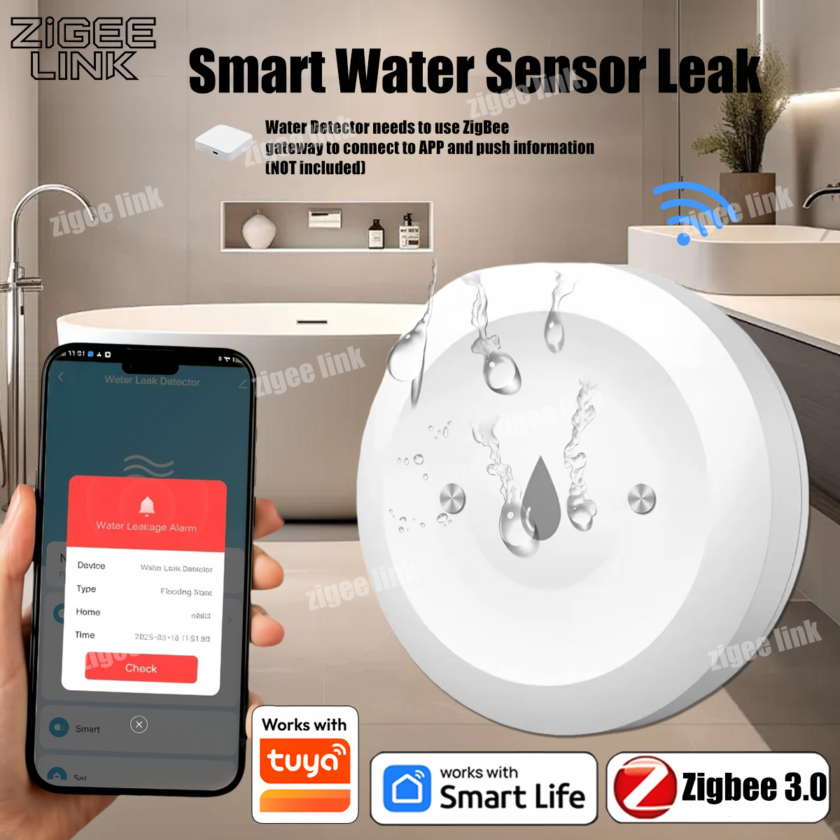 Kitchen Appliances Video - Sensor inteligente de fugas de agua