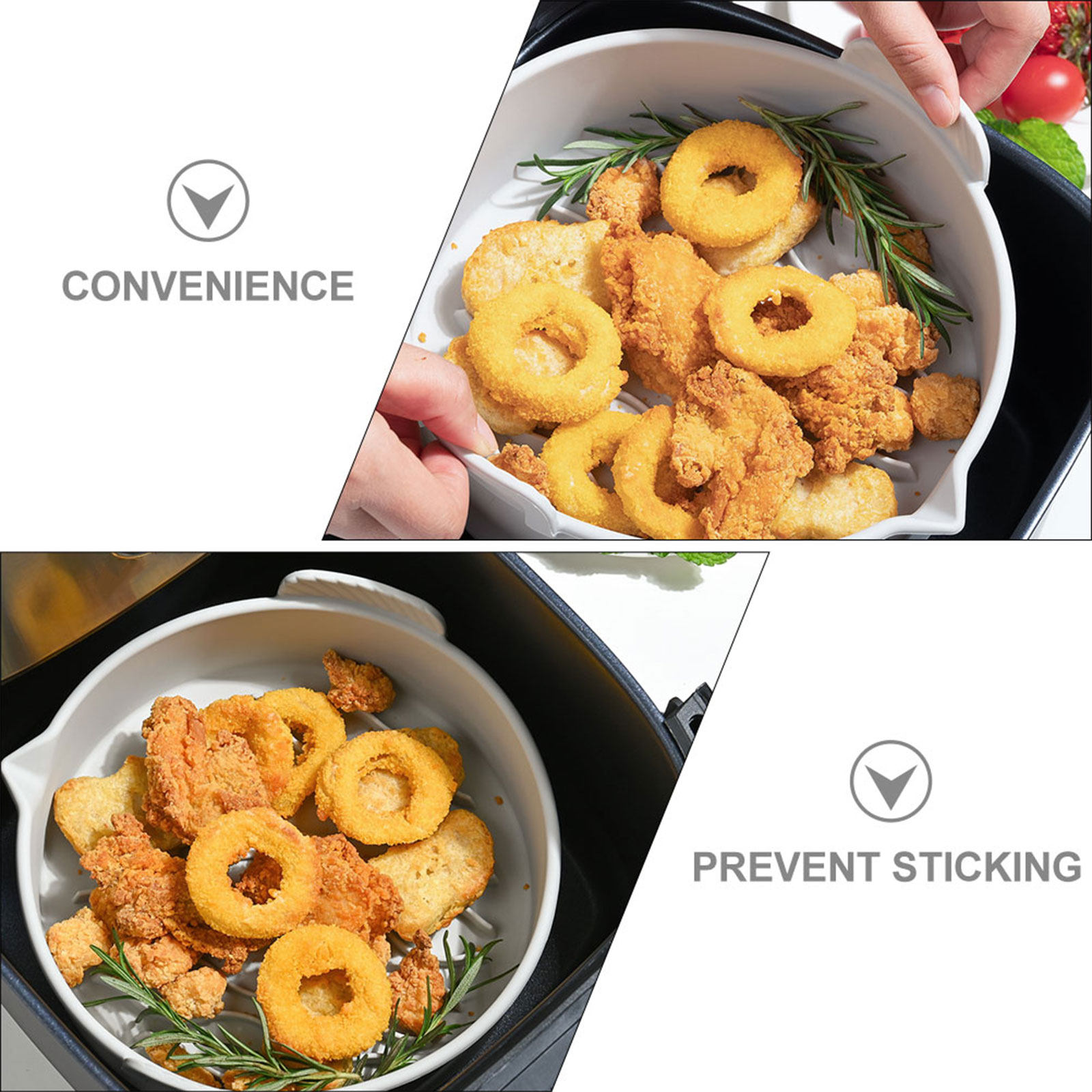 Air Fryer - Revestimiento de silicona para freidora de