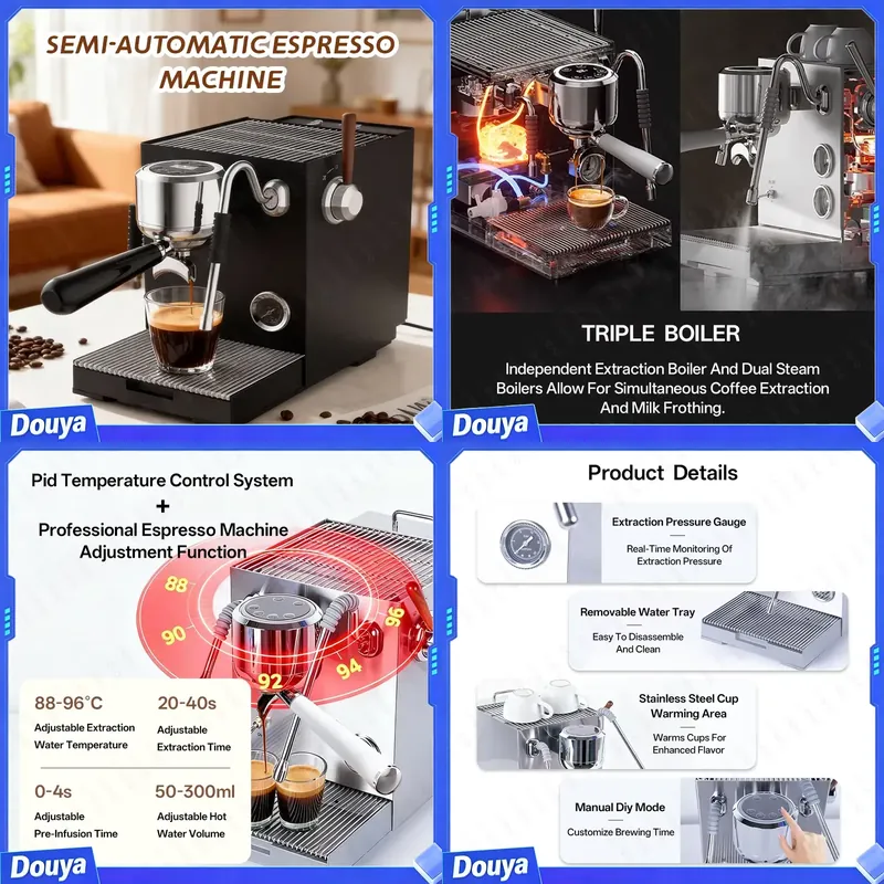 Coffee Maker - Máquina de Espresso Semiautomática CAFOVO E120