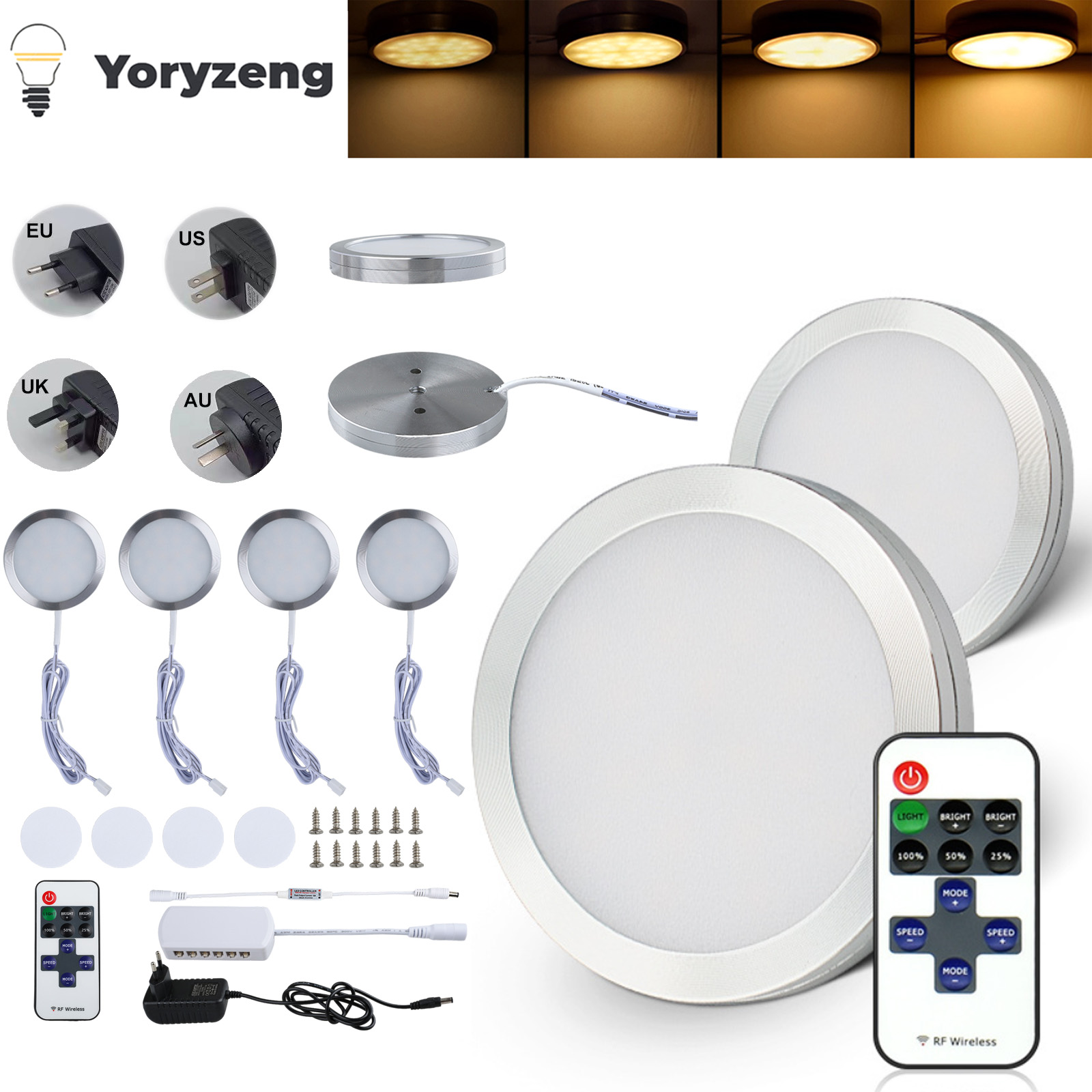 Luces LED nocturnas para debaj - Kitchen Appliances Cabinet reseña y precio