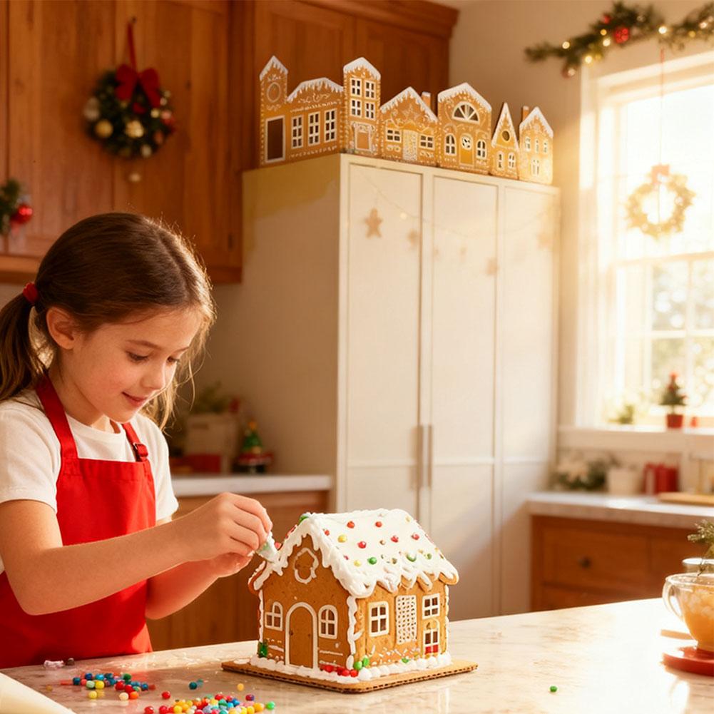 Casa de pan de jengibre navide - Kitchen Appliances Cabinet reseña y precio