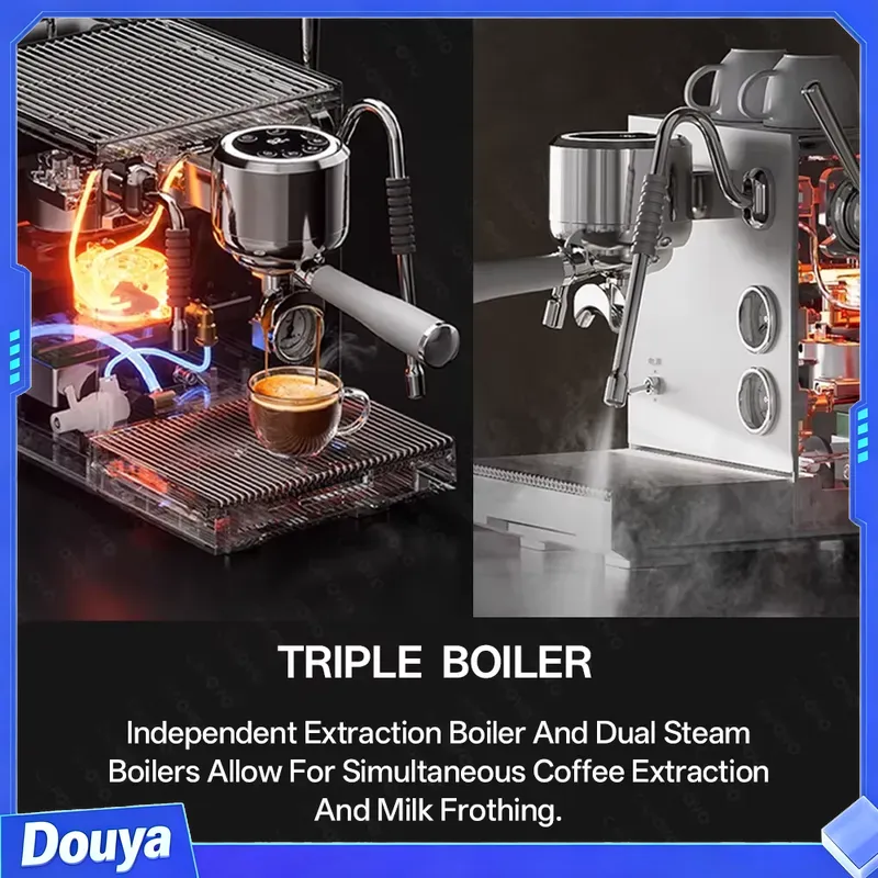 Máquina de Espresso Semiautomá - Coffee Maker reseña y precio