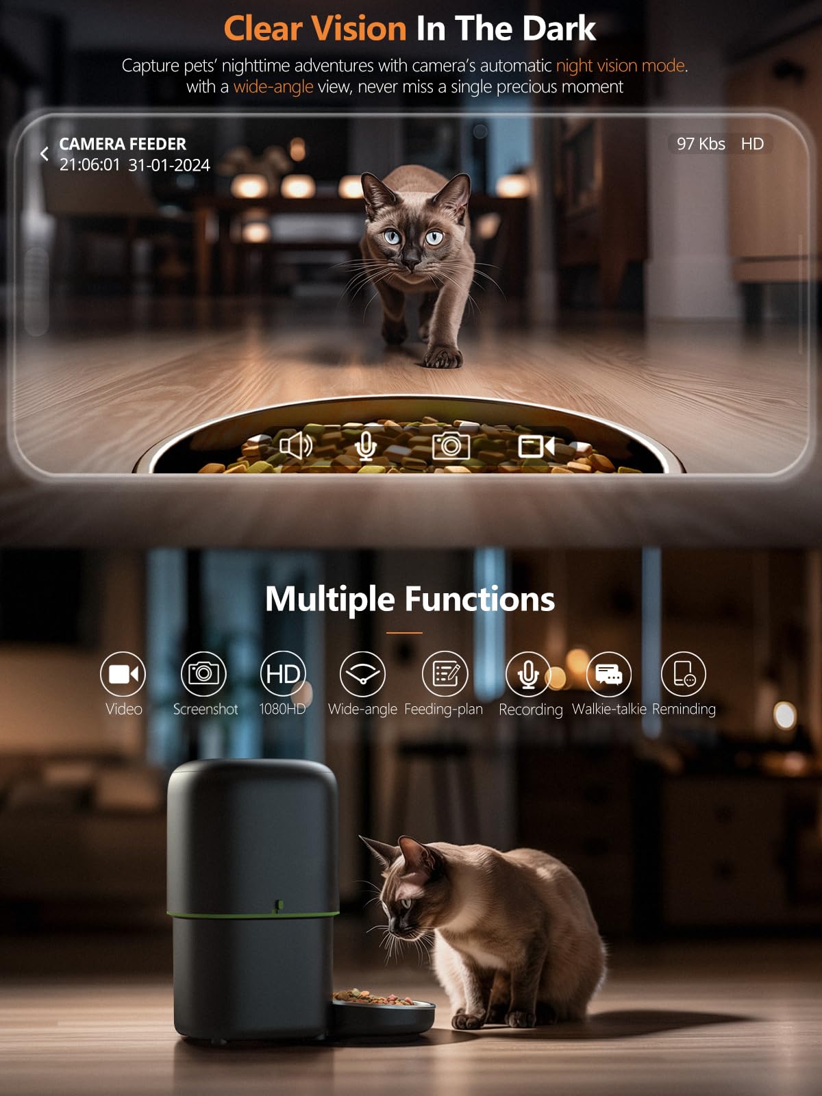 Comedero automático para gatos - Kitchen Appliances Video reseña y precio